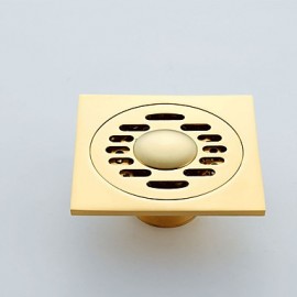 Faucet accessory, Antique Brass Floor Drain, Finish, Ti-PVD