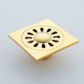 Faucet accessory, Antique Brass Floor Drain, Finish, Ti-PVD