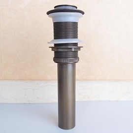 Faucet accessory, Antique Brass Pop-up Water Drain Without Overflow, Finish, Antique Copper