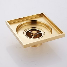 Faucet accessory, Contemporary Brass Floor Drain, Finish, Ti-PVD