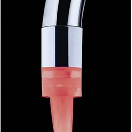 Faucet accessory, Contemporary A Grade ABS LED Spout, Finish, Chrome