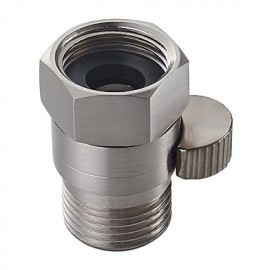 Faucet accessory, Modern/Contemporary Brass Control Valve, Finish, Nickel Brush