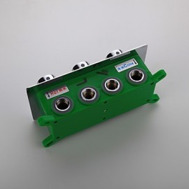 Faucet accessory, Contemporary Brass Hot and Cold Mix Water Valve, Finish, Chrome