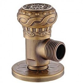 Faucet accessory, Antique Brass Control Valve, Finish, Antique Brass