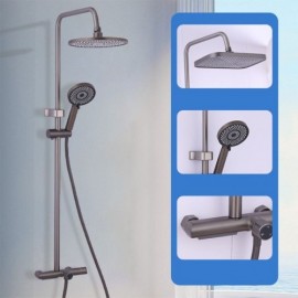 3-Function Thermostatic Shower Faucet In Pvc Copper