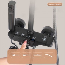 4 Function Shower Faucet In Abs Copper For Bathroom