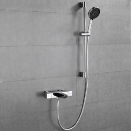 Abs Copper Thermostatic Chrome Shower Faucet