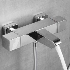 Abs Copper Thermostatic Chrome Shower Faucet