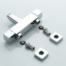 Abs Copper Thermostatic Chrome Shower Faucet