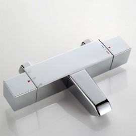 Abs Copper Thermostatic Chrome Shower Faucet