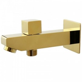 Chrome/Gold Copper Spout Without Hose