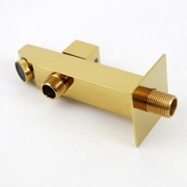 Chrome/Gold Copper Spout Without Hose