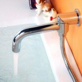 180° Rotating Spout In Chrome-Plated Copper Without Flexible