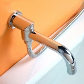 180° Rotating Spout In Chrome-Plated Copper Without Flexible