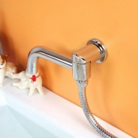 180° Rotating Spout In Chrome-Plated Copper Without Flexible