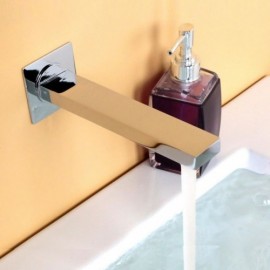 Chromed Copper Wall Spout Without Flexible