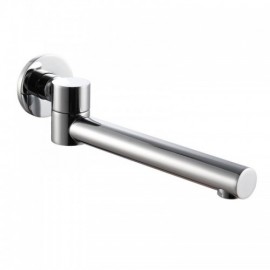 180 Degree Rotatable Chrome/Black Copper Spout