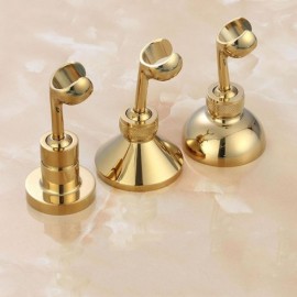 Hand Shower Holder In Golden Copper