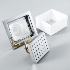 Square Side Shower In Copper Chrome/Black Model