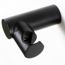 Round Black Copper Hand Shower Holder