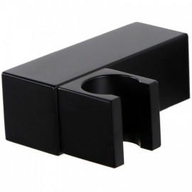 Round Black Copper Hand Shower Holder