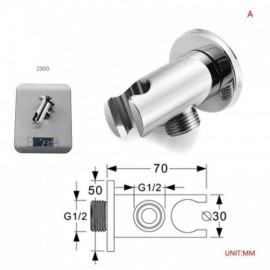 Chromed Copper Hand Shower Holder 3 Styles