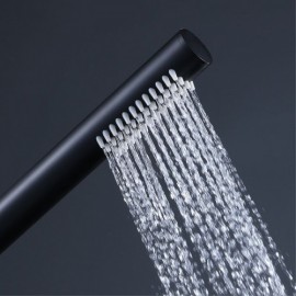 Hand Shower In Black/White Copper