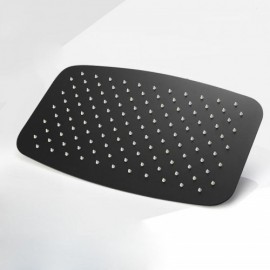 Black Stainless Steel Shower Head 2 Sizes