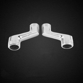 A Pair Of Elongated Curved Copper Legs