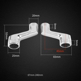 A Pair Of Elongated Curved Copper Legs