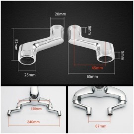 A Pair Of Elongated Curved Copper Legs