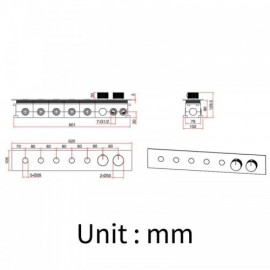 Five-Function Concealed Thermostatic Shower Valve