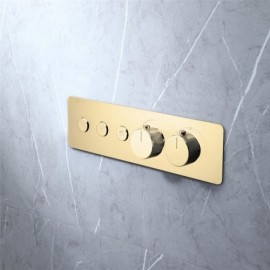 Three-Function Copper Recessed Thermostatic Shower Valve