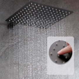 Shower Faucet In Copper And Stainless Steel With Digital Led Display