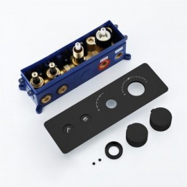 Dual Function Copper Recessed Thermostatic Shower Valve