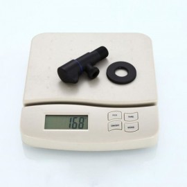Black Copper Two-Way Angle Valve One Pair