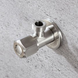 Brushed Stainless Steel Angle Valve Sold Alone