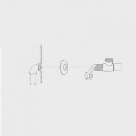 Brushed Stainless Steel Angle Valve Sold Alone