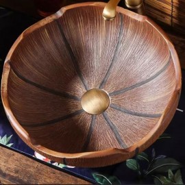 Countertop Ceramic Washbasin Without Faucet For Bathroom