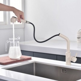 Stainless Steel Pull Out Kitchen Faucet Single Handle Faucet