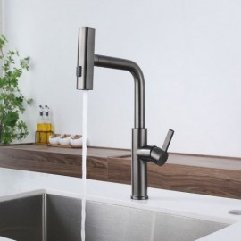 Pull Out Kitchen Faucet Stainless Steel Hot And Cold Faucet