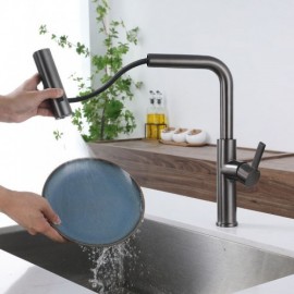 Pull Out Kitchen Faucet Stainless Steel Hot And Cold Faucet