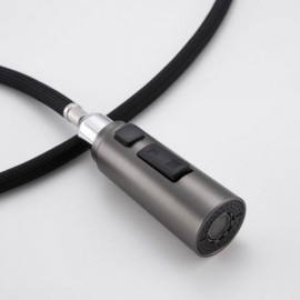 Pull-Out Copper Kitchen Mixer With Digital Display