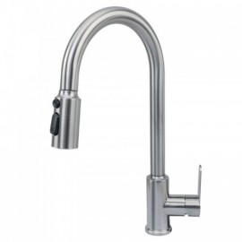 Brushed Stainless Steel Kitchen Sink Without/With Faucet