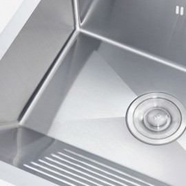 Brushed Stainless Steel Kitchen Sink With Soap Dispenser