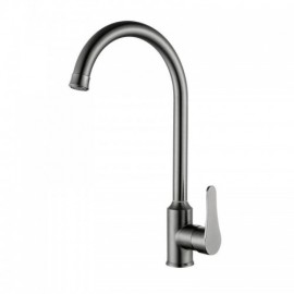 Stainless Steel Hot And Cold Kitchen Faucet Height 38Cm