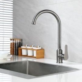 Stainless Steel Hot And Cold Kitchen Faucet Height 38Cm
