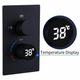 Black Led Digital Display Constant Current Shower System