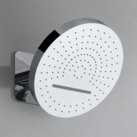Round Shower Head In Stainless Steel With Dual Function