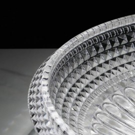 Simple Round Transparent Glass Basin For Bathroom